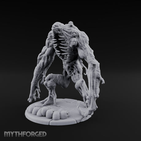 Maw Gaping Ribs Exposed Flesh Renderer Miniature for Dungeons and Dragons, Pathfinder or other TTRPGs