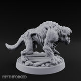 Maw-Lunging Fang-Splaying Sea Wolf Miniature for Dungeons and Dragons, Pathfinder or other TTRPGs