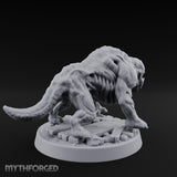 Maw-Lunging Fang-Splaying Sea Wolf Miniature for Dungeons and Dragons, Pathfinder or other TTRPGs