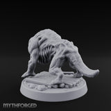 Maw-Lunging Fang-Splaying Sea Wolf Miniature for Dungeons and Dragons, Pathfinder or other TTRPGs