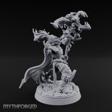 Maw Staff Raising Goblin Shaman Miniature for Dungeons and Dragons, Pathfinder or other TTRPGs