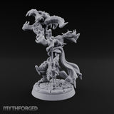 Maw Staff Raising Goblin Shaman Miniature for Dungeons and Dragons, Pathfinder or other TTRPGs
