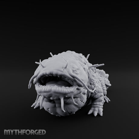 Maw Yawning Fang Splaying Giant Catfish Miniature for Dungeons and Dragons, Pathfinder or other TTRPGs