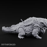 Maw Yawning Fang Splaying Giant Catfish Miniature for Dungeons and Dragons, Pathfinder or other TTRPGs