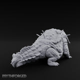Maw Yawning Fang Splaying Giant Catfish Miniature for Dungeons and Dragons, Pathfinder or other TTRPGs