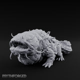 Maw Yawning Fang Splaying Giant Catfish Miniature for Dungeons and Dragons, Pathfinder or other TTRPGs