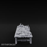 Meat-Heaped Bottle-Strewn Banquet Feasting Table Miniature for Dungeons and Dragons, Pathfinder or other TTRPGs