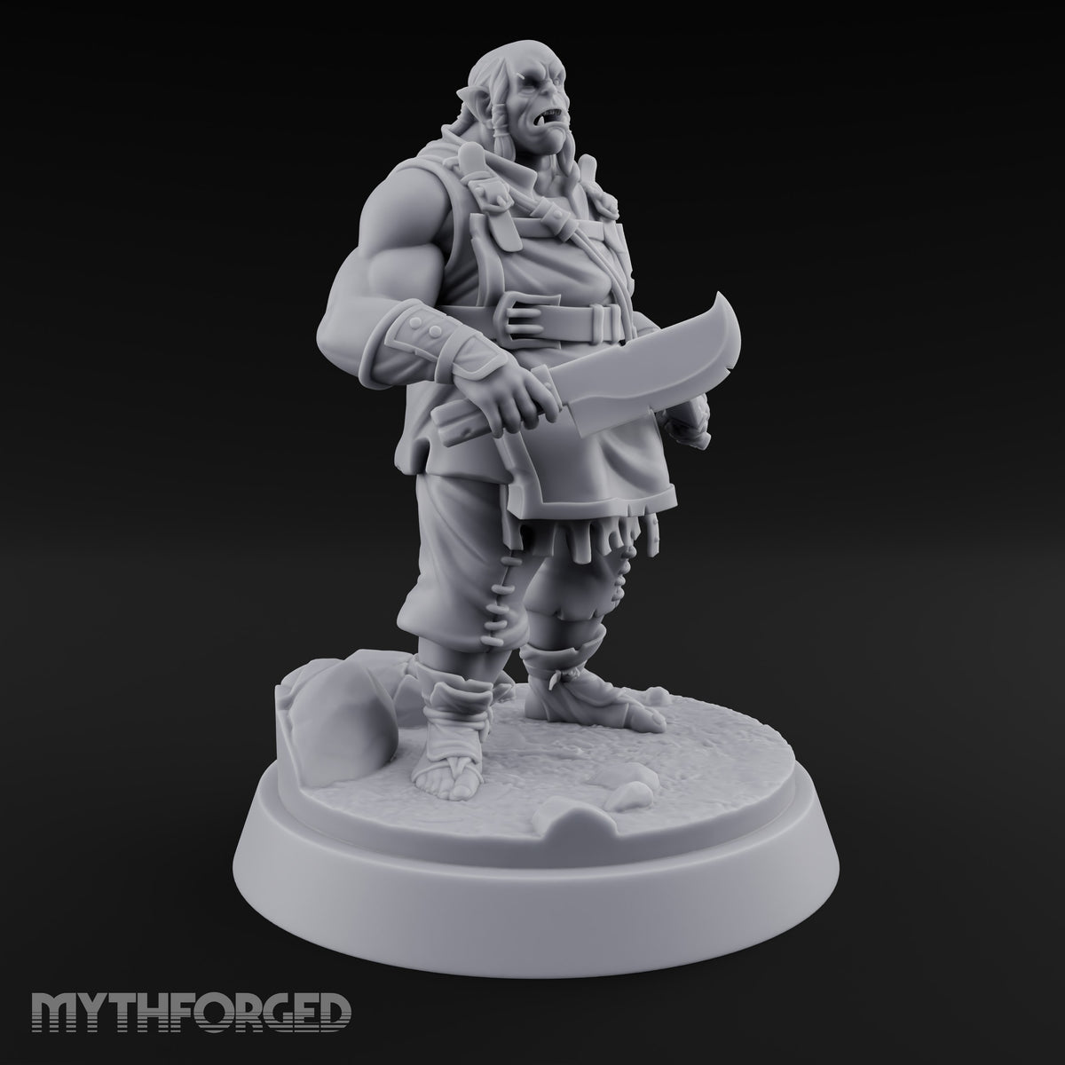 Sawdust and Scowls Orc Butcher
