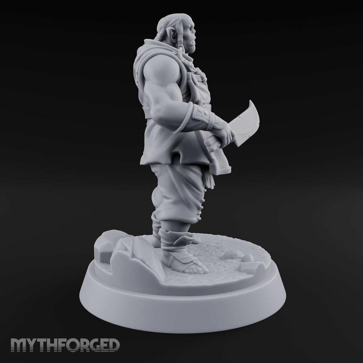 Sawdust and Scowls Orc Butcher