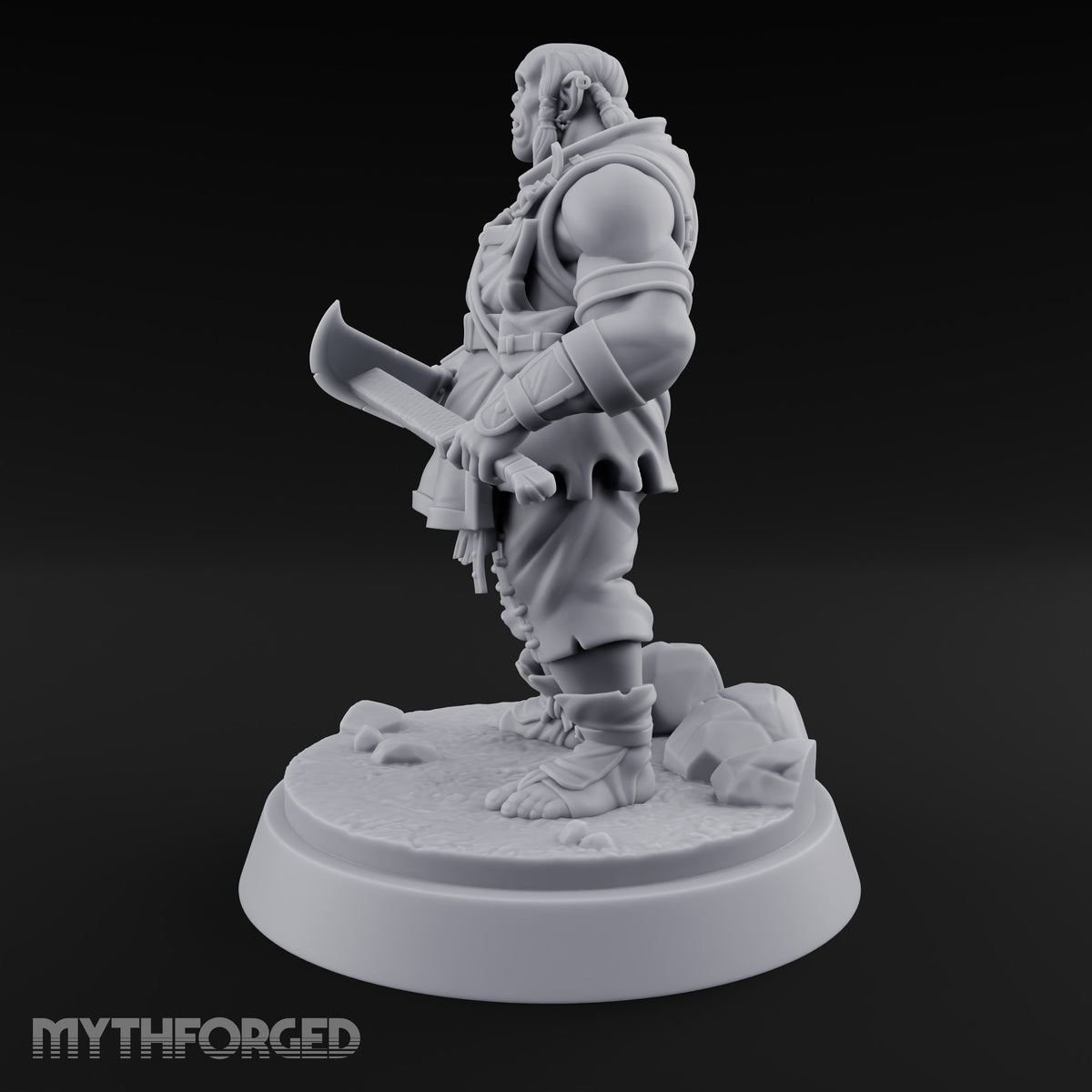 Sawdust and Scowls Orc Butcher