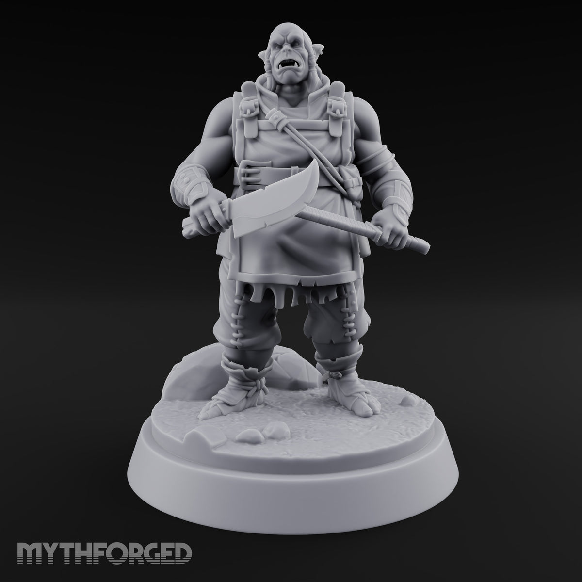 Sawdust and Scowls Orc Butcher