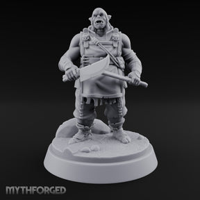 Sawdust and Scowls Orc Butcher