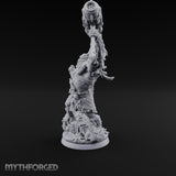 Mech Hammer Smashing Simian Brute Miniature for Dungeons and Dragons, Pathfinder or other TTRPGs