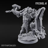 Mech Plated Rampaging Simian Brute A Miniature for Dungeons and Dragons, Pathfinder or other TTRPGs