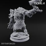 Mech Plated Rampaging Simian Brute A Miniature for Dungeons and Dragons, Pathfinder or other TTRPGs