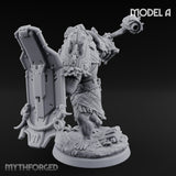 Mech Plated Rampaging Simian Brute A Miniature for Dungeons and Dragons, Pathfinder or other TTRPGs