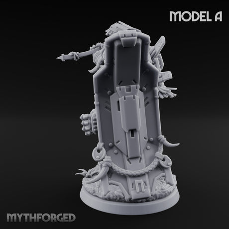 Mech Plated Rampaging Simian Brute A Miniature for Dungeons and Dragons, Pathfinder or other TTRPGs