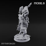 Mech Plated Rampaging Simian Brute B Miniature for Dungeons and Dragons, Pathfinder or other TTRPGs