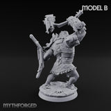 Mech Plated Rampaging Simian Brute B Miniature for Dungeons and Dragons, Pathfinder or other TTRPGs