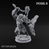 Mech Plated Rampaging Simian Brute B Miniature for Dungeons and Dragons, Pathfinder or other TTRPGs