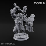 Mech Plated Rampaging Simian Brute B Miniature for Dungeons and Dragons, Pathfinder or other TTRPGs