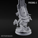 Mech Plated Rampaging Simian Brute C Miniature for Dungeons and Dragons, Pathfinder or other TTRPGs