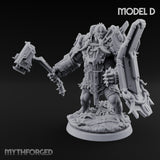 Mech Plated Rampaging Simian Brute D Miniature for Dungeons and Dragons, Pathfinder or other TTRPGs