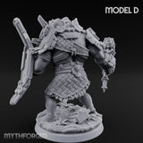 Mech Plated Rampaging Simian Brute D Miniature for Dungeons and Dragons, Pathfinder or other TTRPGs