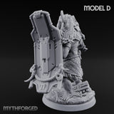 Mech Plated Rampaging Simian Brute D Miniature for Dungeons and Dragons, Pathfinder or other TTRPGs