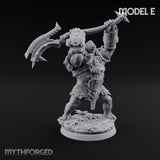Mech Plated Rampaging Simian Brute E Miniature for Dungeons and Dragons, Pathfinder or other TTRPGs