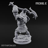 Mech Plated Rampaging Simian Brute E Miniature for Dungeons and Dragons, Pathfinder or other TTRPGs