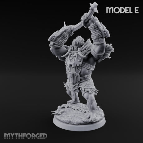 Mech Plated Rampaging Simian Brute E Miniature for Dungeons and Dragons, Pathfinder or other TTRPGs