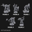 Mech Plated Rampaging Simian Brutes Miniature for Dungeons and Dragons, Pathfinder or other TTRPGs