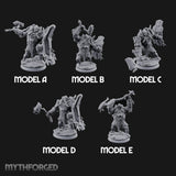 Mech Plated Rampaging Simian Brutes Miniature for Dungeons and Dragons, Pathfinder or other TTRPGs