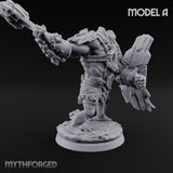 Mech Plated Rampaging Simian Brutes Miniature for Dungeons and Dragons, Pathfinder or other TTRPGs