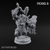Mech Plated Rampaging Simian Brutes Miniature for Dungeons and Dragons, Pathfinder or other TTRPGs