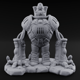 Knuckle Dragging Gnome Mech Pilot Miniature for Dungeons and Dragons, Pathfinder or other TTRPGs