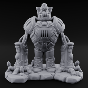 Knuckle Dragging Gnome Mech Pilot Miniature for Dungeons and Dragons, Pathfinder or other TTRPGs