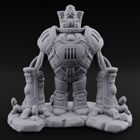 Knuckle Dragging Gnome Mech Pilot Miniature for Dungeons and Dragons, Pathfinder or other TTRPGs