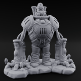 Knuckle Dragging Gnome Mech Pilot Miniature for Dungeons and Dragons, Pathfinder or other TTRPGs