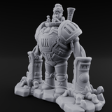 Knuckle Dragging Gnome Mech Pilot Miniature for Dungeons and Dragons, Pathfinder or other TTRPGs