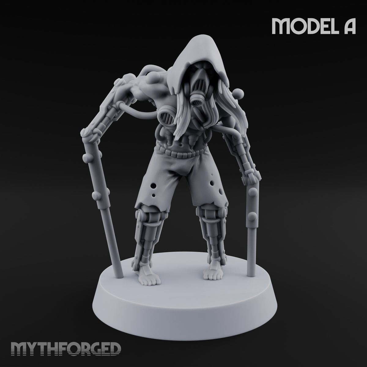 Mechanically Limbed Cyborg Stalker Model A A gallery 1