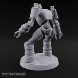 Barrel Chested and Bolted Together Warforged Automaton A