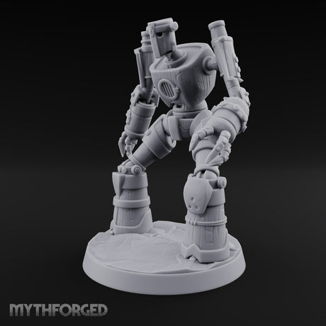 Barrel Chested and Bolted Together Warforged Automaton A