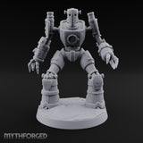 Barrel Chested and Bolted Together Warforged Automaton A
