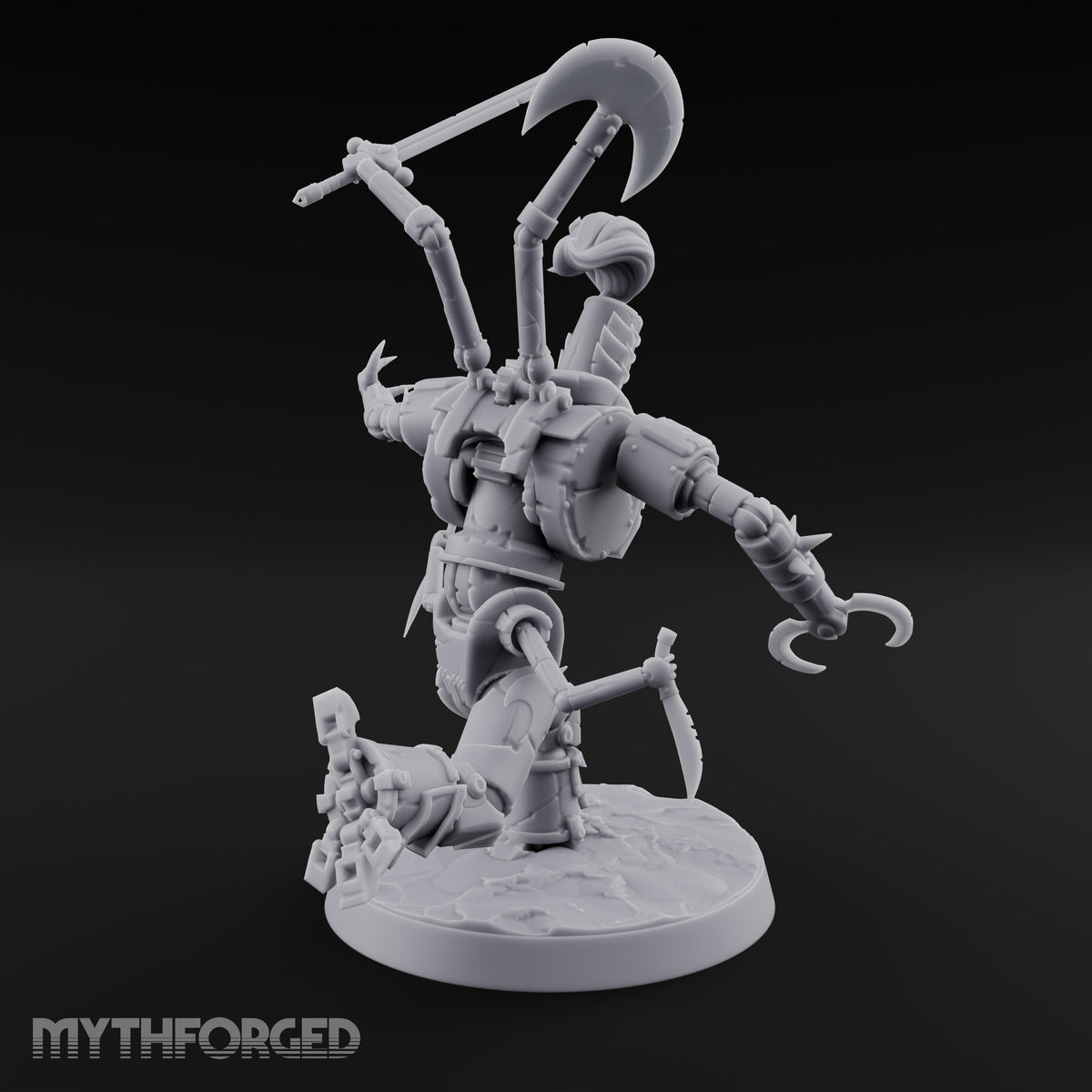 Barrel Chested and Bolted Together Warforged Medium Automatons — B
