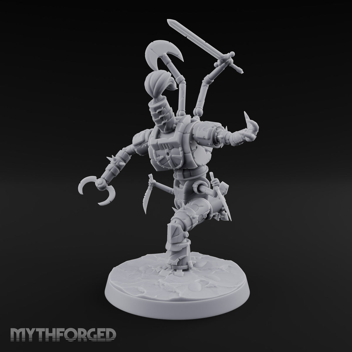Barrel Chested and Bolted Together Warforged Automaton B
