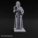 Megaphone Bellowing Human Preacher Miniature for Dungeons and Dragons, Pathfinder or other TTRPGs
