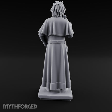 Megaphone Bellowing Human Preacher Miniature for Dungeons and Dragons, Pathfinder or other TTRPGs