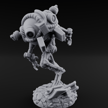 Hose Tangled Firing Cyborg A Miniature for Dungeons and Dragons, Pathfinder or other TTRPGs
